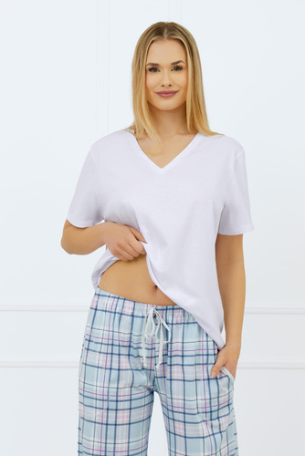 Glamour Damen-Pyjamahose Italian Fashion - Druck