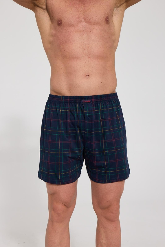 Herrenboxershorts Cornette Comfort 002/357 008/357 marineblau 100% Baumwolle