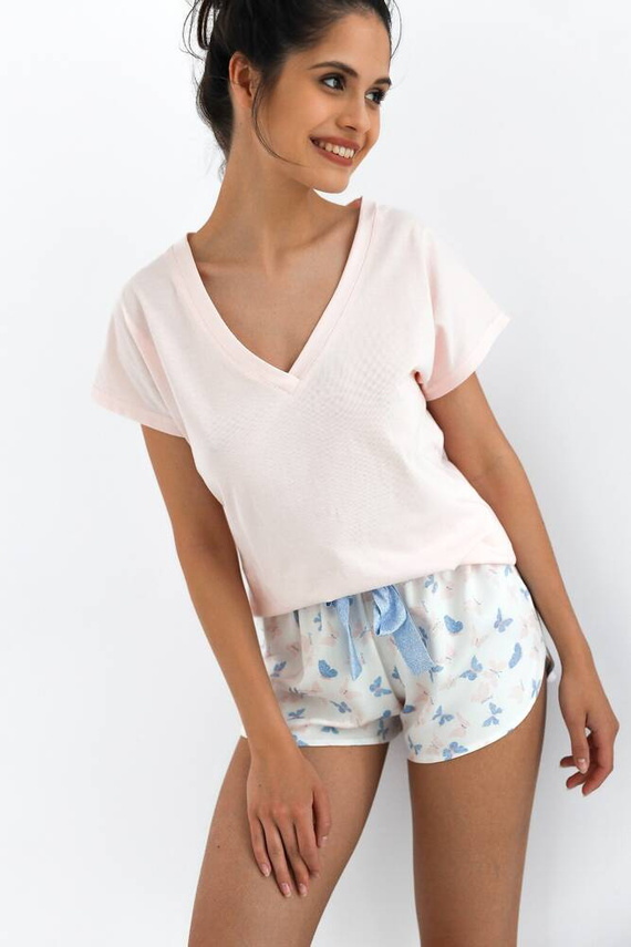 Sensis Adriana Damen-Schlafanzug - apricot