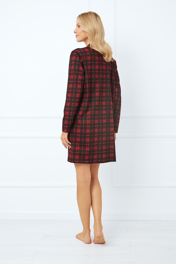 Nicola ungeknöpftes Nachthemd Italienische Mode - Druck 