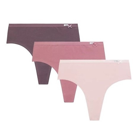 3CLP-015 Hohes brasilianisches Damenhöschen Atlantic - rosa