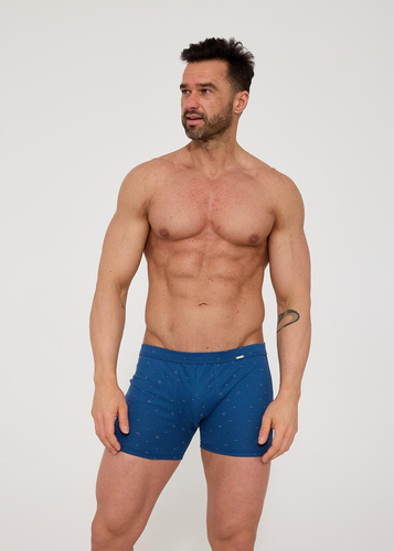 904/128 Herren Boxershorts Cornette Prime – Baumwolle mit Elasthan, eng anliegender Schnitt, gemustert, Geschenkbox