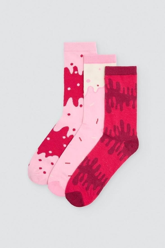 Ysabel Mora 12143 Unisex-Socken 3 Paar Baumwolle Geschenk 41–46