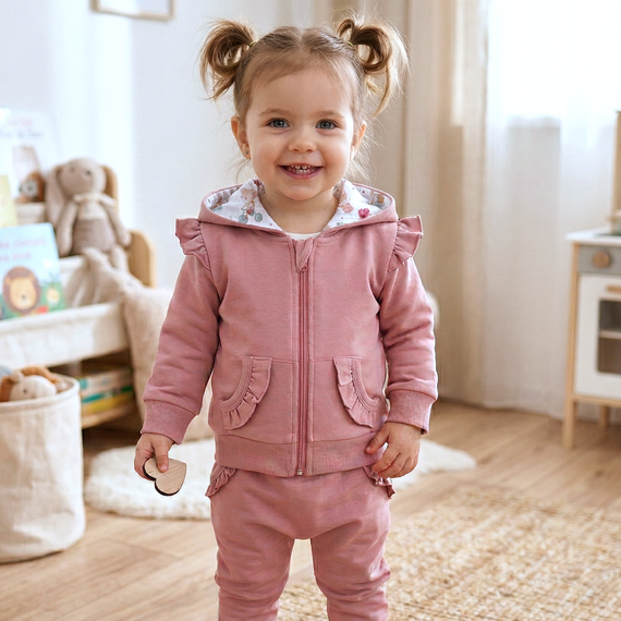 Nini Kinder-Sweatshirt Little Mouse 95% Bio-Baumwolle – Made in Polen