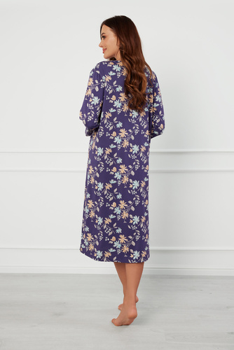 Pulia Nachthemd, 3/4 Ärmel Italian Fashion - Druck