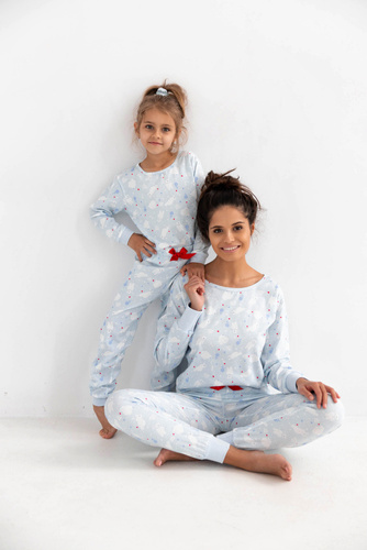 Sensis Blue Dream Kids Schlafanzug für Mädchen - blau