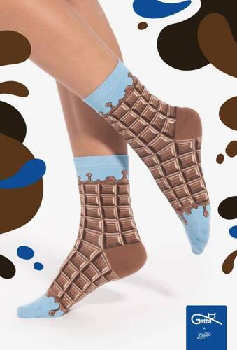 U04.WED Wedel Unisex Gatta Socken – Milky Choco 02/13E