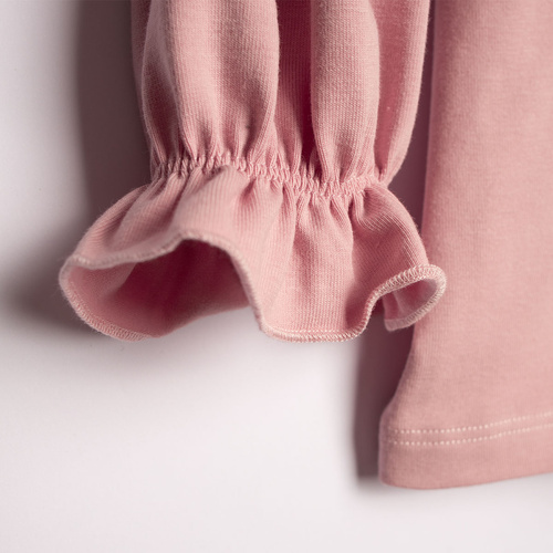 Mädchenbluse Nicol 220140 rosa Baumwolle elegant mit Schleife