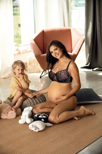 3050 Lupoline gepolsterter Still-BH - schwarz