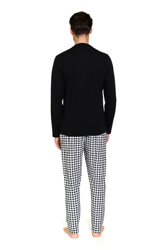 7369 Doctor Nap Herren-Pyjama aus Baumwolle – klassischer Schnitt und natürlicher Komfort für jede Nacht