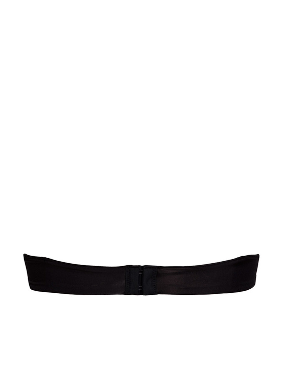 1580 Fantastischer Push-up-BH – Bandeau, Sielei-Mikrofaser, schwarz