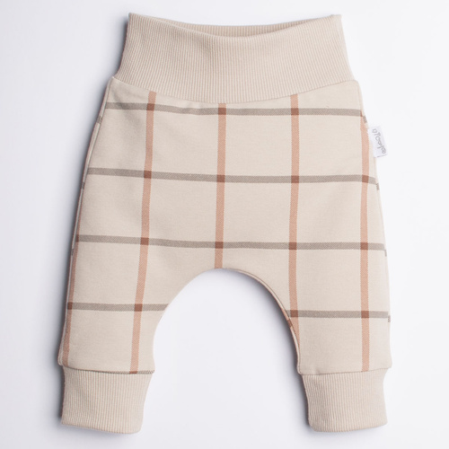 221273 Kiku Nicol beige Baby-Jogginghose mit Knöpfen