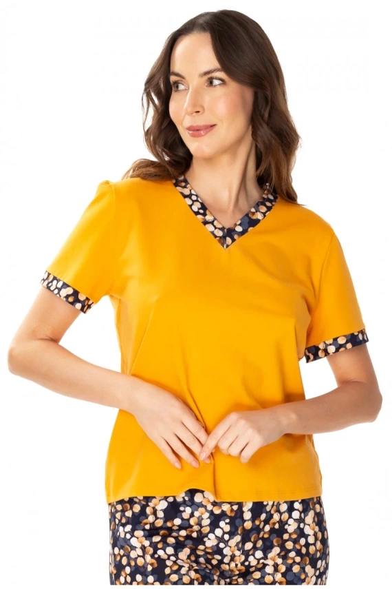 86672 Lucy Pyjamabluse Möwenorange