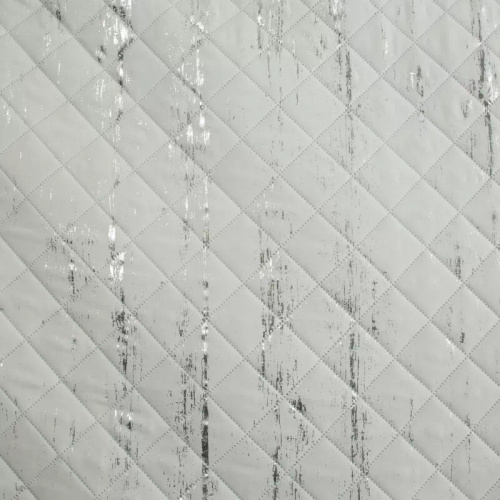 Blink 1 dekorative Tagesdecke Design91 weiß/silber