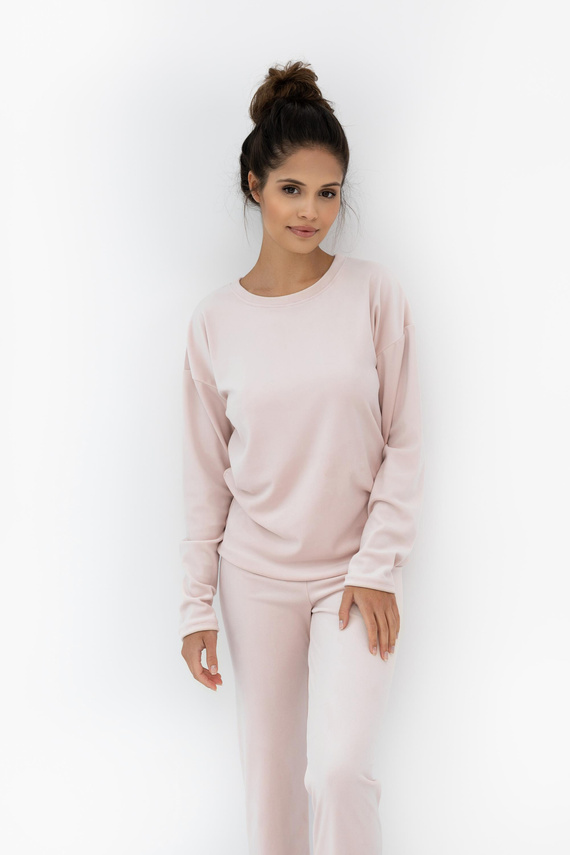 Harmony Homewear Sensis Velourspyjama – polnische Produktion, lange Ärmel und Hosen