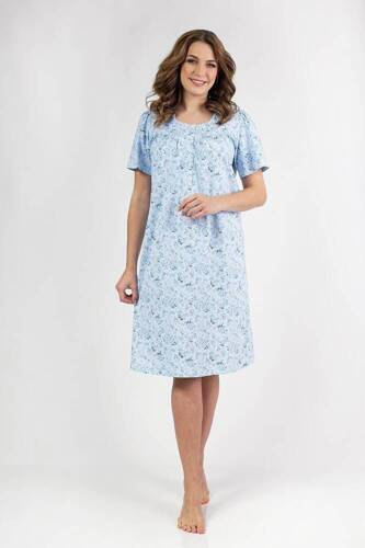 014 Regina Nachthemd – Blau