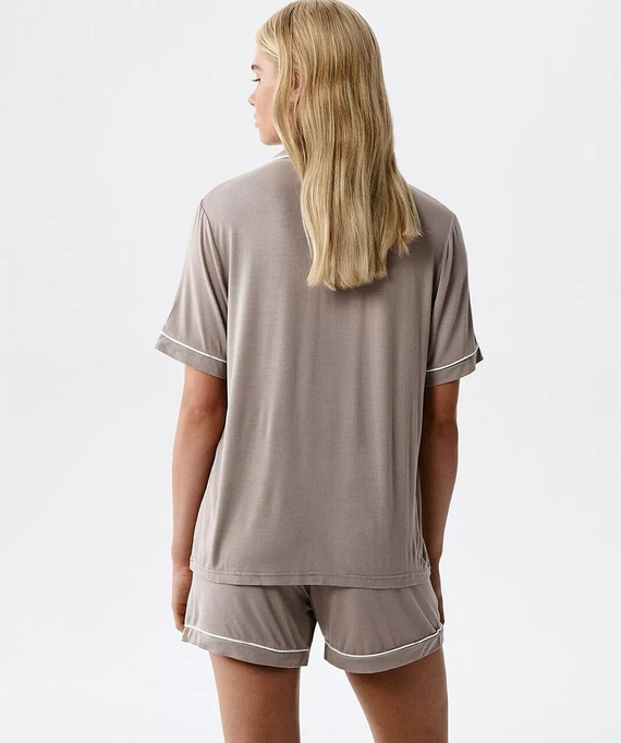 Damenpyjama Atlantic NLP-496 Modal mit Knöpfen und Shorts – bequem