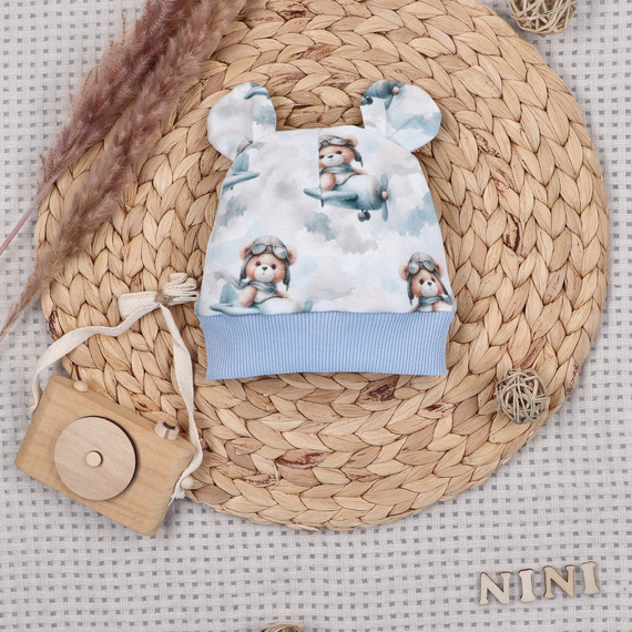 NINI ABK-0058/PIL 4-teiliges Baby-Set Baby Bear Pilot