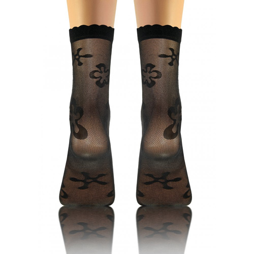 Sesto Senso Damensocken, Muster 06 Blumen