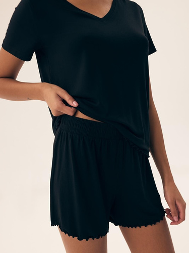 43022 Noves Henderson Damenpyjama – schwarz