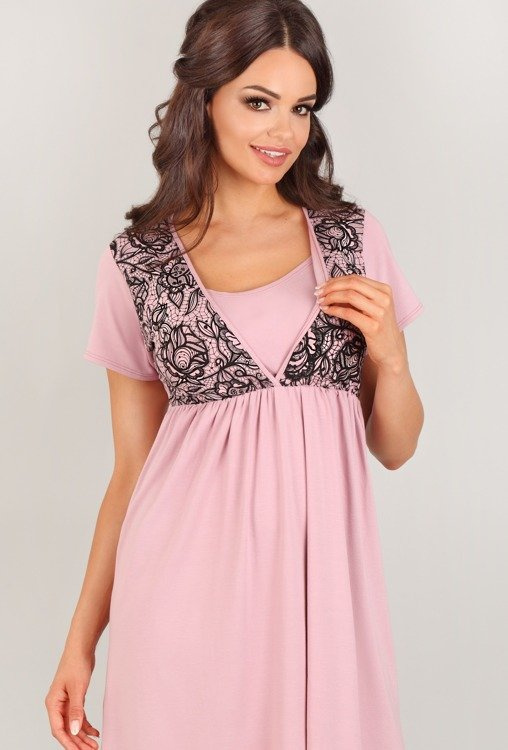 3006 MK Mutterschafts- und Stillnachthemd Lupoline