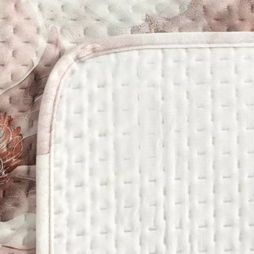 Narzuta Florina Eurofirany puderrosa dekorative Tagesdecke 100% Polyester elegant