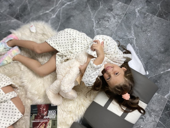 367 Melanie Forex Kinder Bademantel - ecru