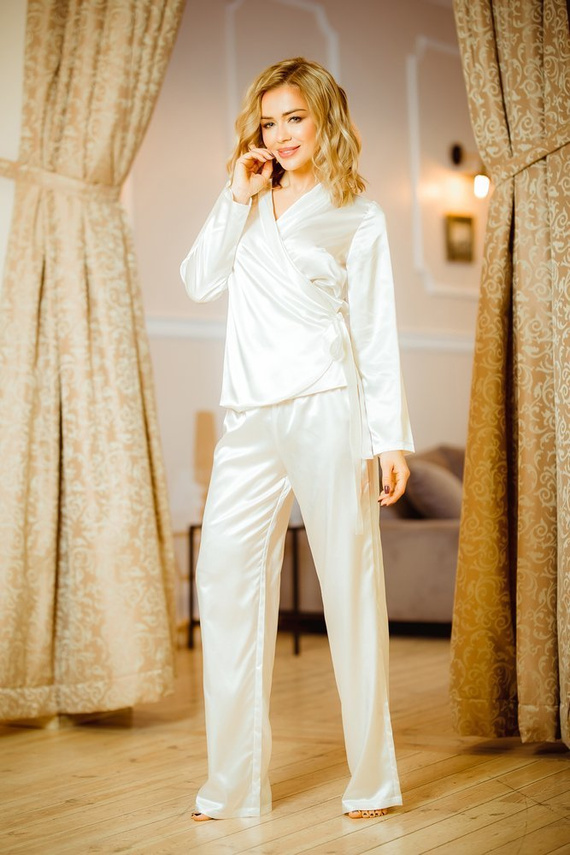 Rawa Damen-Pyjama-Set Kalimo - ecru