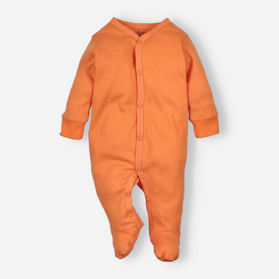 NINI ABN-3964 Baby-Strampler orange 100% Bio-Baumwolle