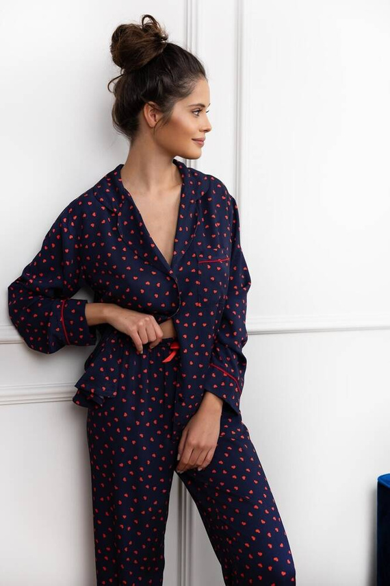 Sophia Sensis Damenpyjama – Marineblau