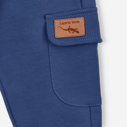 KAR-0042/NIE Lagarto Verde blaue Cargo-Jogginghose für Jungen