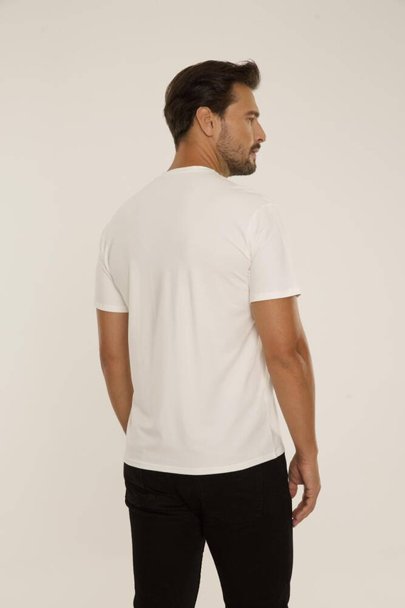 828 Chandler t-shirt De Lafense - ecru