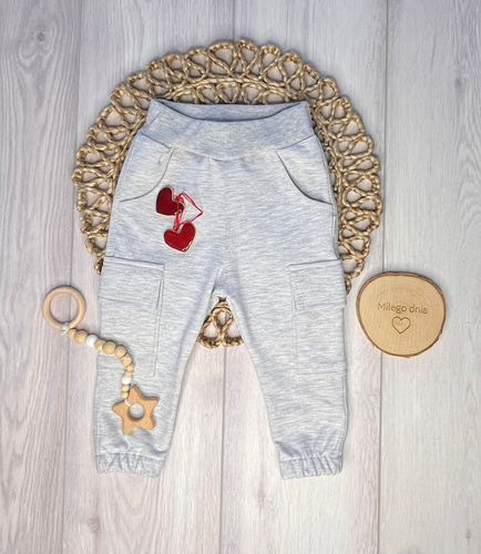 Kinder Jogginghose Mamatti SJ08 grau meliert – weich und bequem