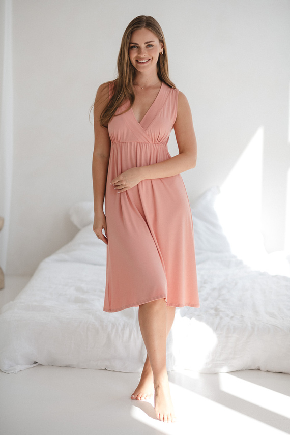 Star Light Umstands- und Stillnachthemd Kräuterrose Milk&Love – Bambusviskose | Komfort und Weiblichkeit