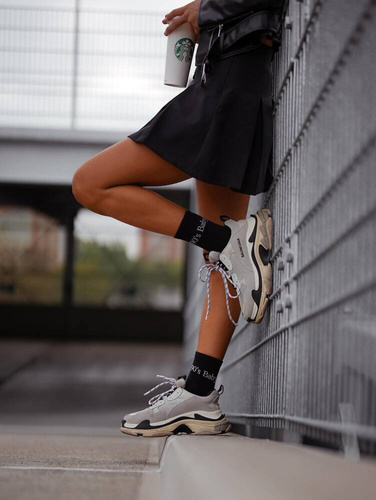 0200-125 90er Baby Milena Damensocken – schwarz