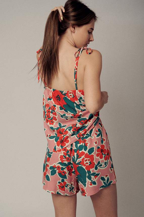 PRE-0067/00S Ina Leaves Pretilo Damenpyjama