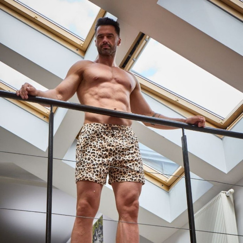 001/181 011/181 Cornette Klassische Herren-Boxershorts – Leopardenmuster | Komfort und Stil