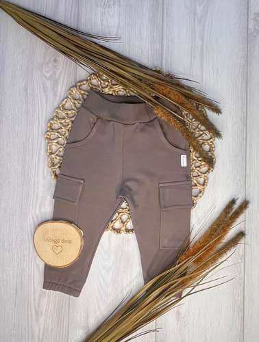 Kinder Jogginghose Mamatti SJ16 schokoladenbraun – weich & bequem