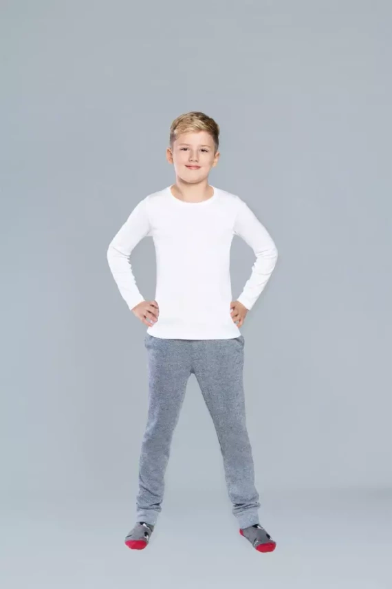 Tomi Langarmweste für Jungen Italian Fashion- weiß