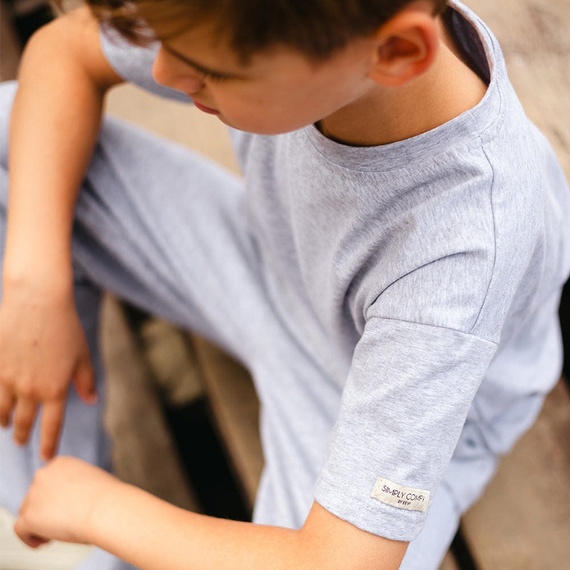 Kinder Oversize T-Shirt Eevi Simply Comfy 100% Baumwolle