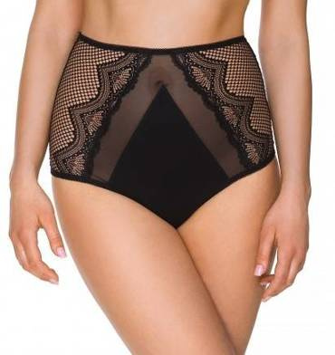 2221 Lupoline Damen-High-Rise-Slip - schwarz