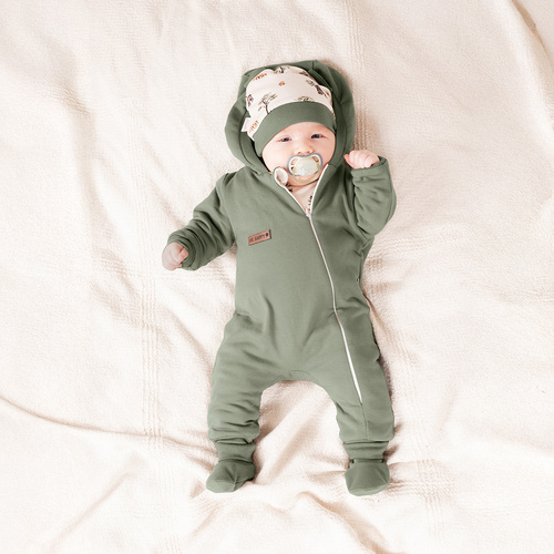 218271 Yogi Bear Jacke mit Futter Nicol – khakifarbener Babyoverall