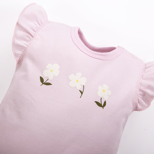 Meadow Bodysuit mit Eevi-Trägern – rosa