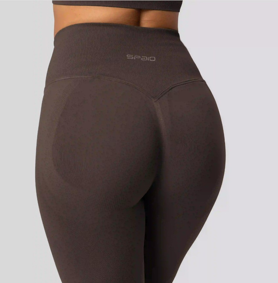 Push-up Leggings Spaio PRO High Waist blickdicht formend chocolate