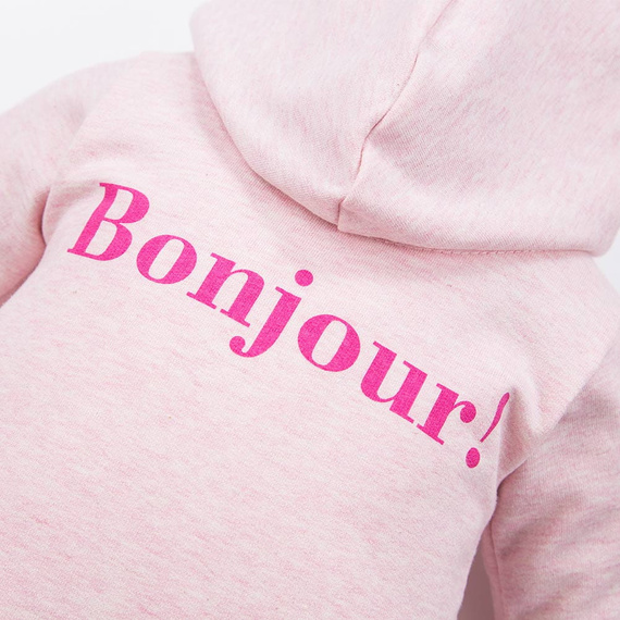 Bonjour Eevi-Trainingsanzug mit Kapuze – Rosa