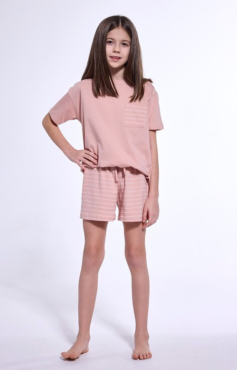 569/111 Lagoon Cornette Mädchenpyjama – rosa