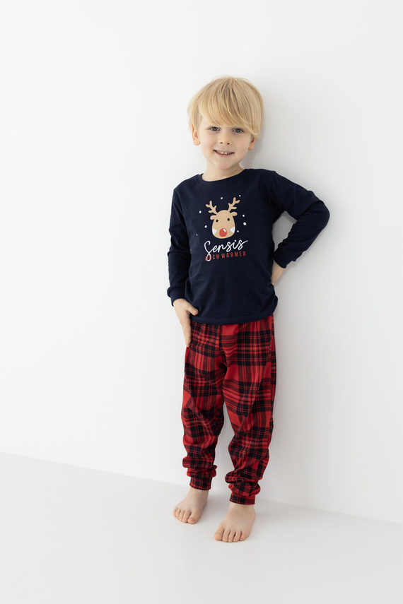 Nathan Kids Sensis Kinderpyjama – Marineblau