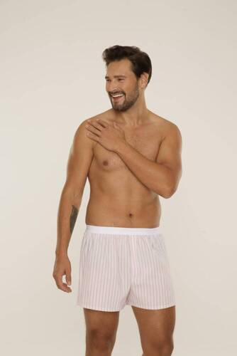 826 Taylor Herren Boxershorts De Lafense - rosa