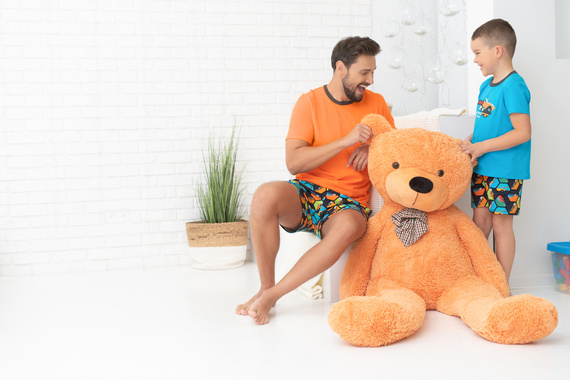 Comic Kurzarm-Schlafanzug für Jungen, Hose Italian Fashion - türkis/print