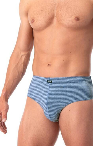MPP 073 B25 Herren-Slips 2er-Pack Key - grün-blau